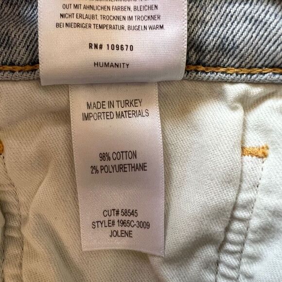 NWT Citizens of Humanity Jolene Womens 31 Bluejay High Rise Straight Distressed - Picture 14 of 16